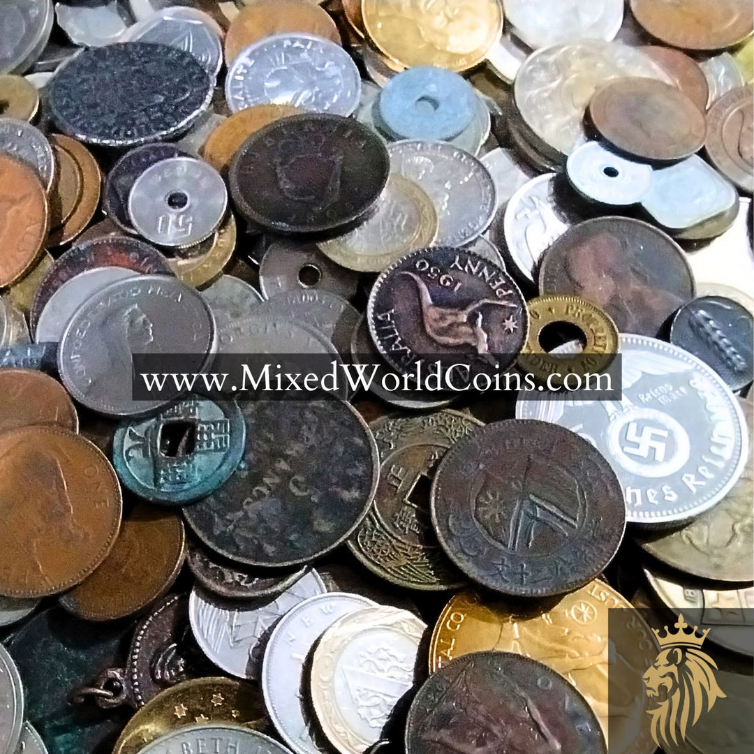 Bulk World Coins by the Pound - Mixed World Coins